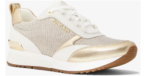 michael kors allie stride trainer|michael kors mesh trainer.